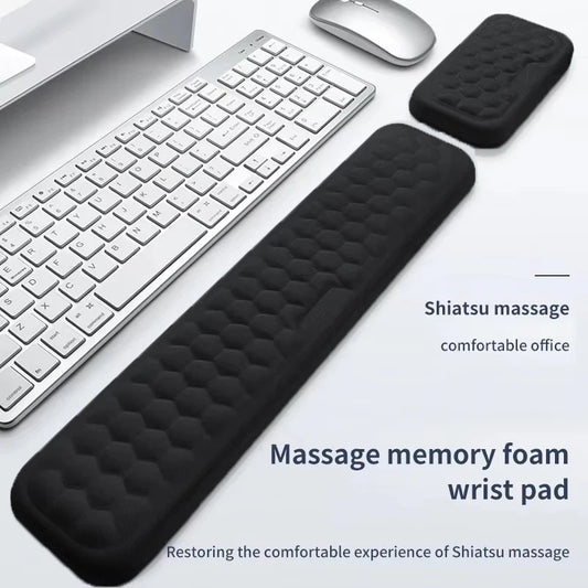 Keyboard Mouse Wrist Rest Pad Memory Foam Hand Rest Support Support Ergonomic Wrist Cushion Pad Memory Foam For Notebook Laptops