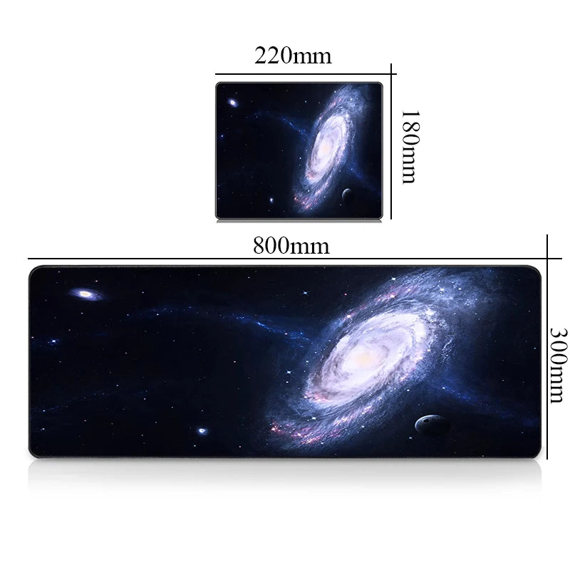 Mouse Carpet Mause Pad Gamer Galaxy Keyboard Mat Pads Gaming Desk Protector Laptops Large Mousepad Cartoon Xxl Deskmat Mats Cute