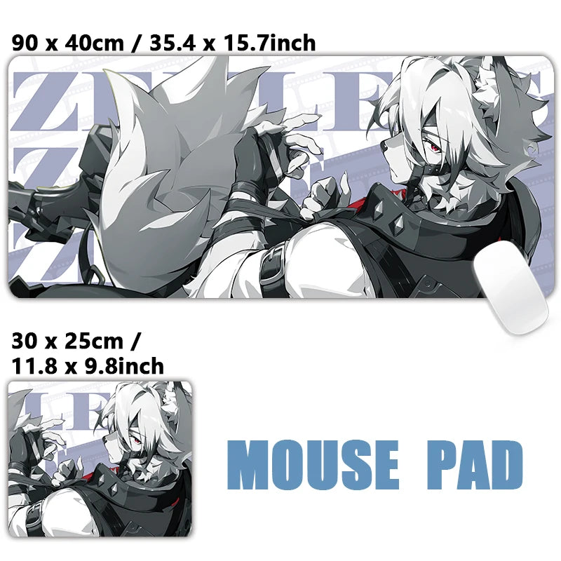 ZZZ Gaming Hoshimi Miyabi Ye Shunguang Mouse Pad Evelyn Ellen Zenless Zone Zero Keyboard Desk Mats XXL Anime Girls Mousepad