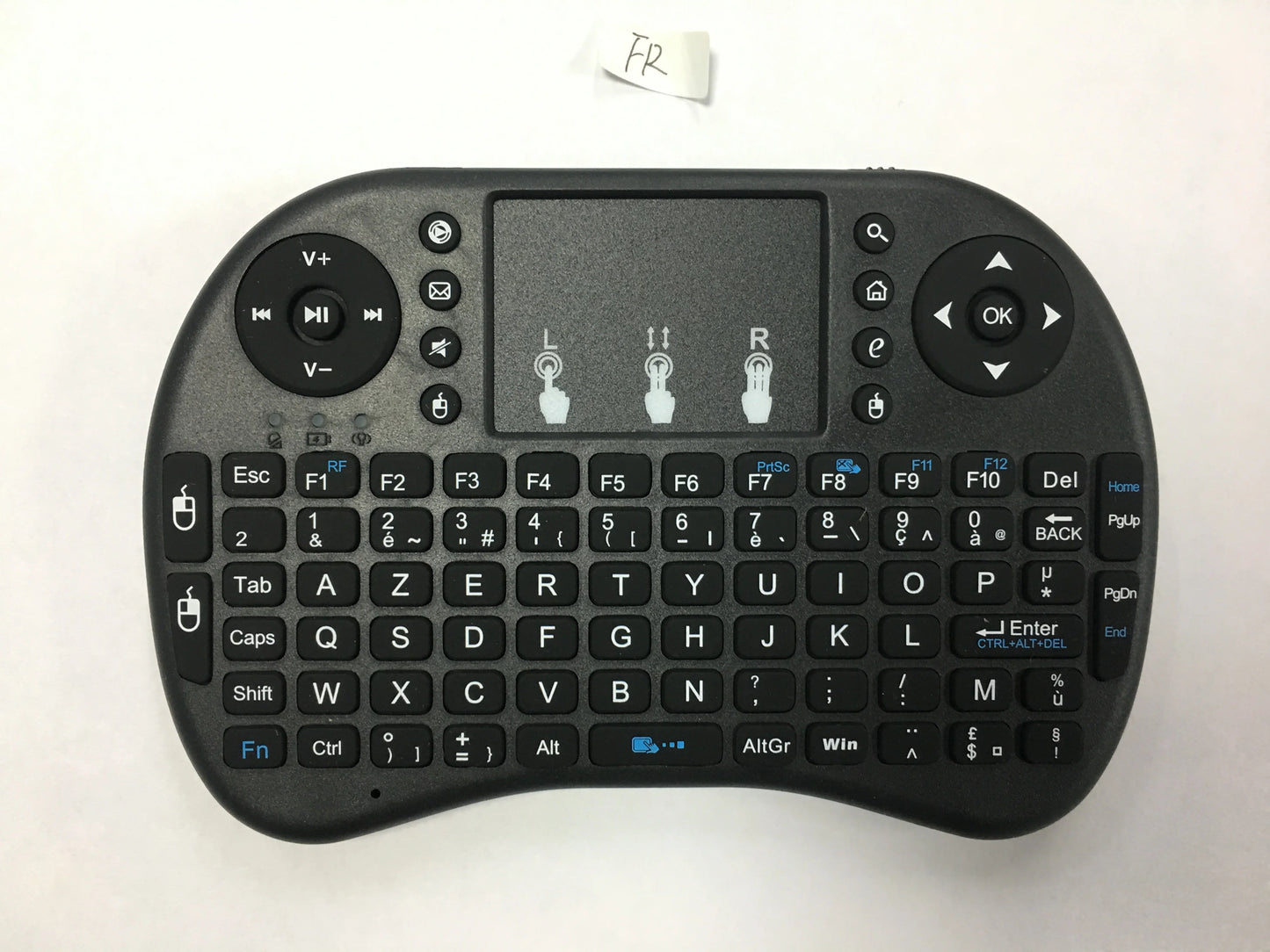 Air Mouse Backlit Mini Wireless Keyboard Azerty Spanish French Portuguese Russian Brazil Language With Touchpad N PC TV Box RGB