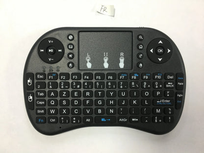 Air Mouse Backlit Mini Wireless Keyboard Azerty Spanish French Portuguese Russian Brazil Language With Touchpad N PC TV Box RGB