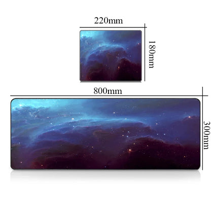 Mouse Carpet Mause Pad Gamer Galaxy Keyboard Mat Pads Gaming Desk Protector Laptops Large Mousepad Cartoon Xxl Deskmat Mats Cute