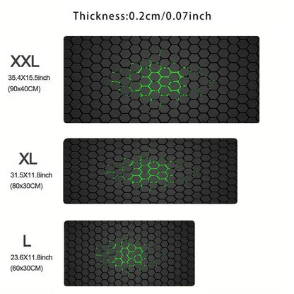 Hexagon XXL Mousepad Computer New Soft Office Carpet Table Mat Big Mouse Pad Gamer Keyboard Desk Pad