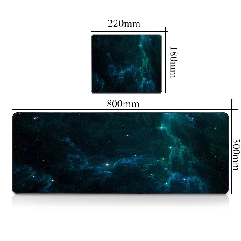 Mouse Carpet Mause Pad Gamer Galaxy Keyboard Mat Pads Gaming Desk Protector Laptops Large Mousepad Cartoon Xxl Deskmat Mats Cute