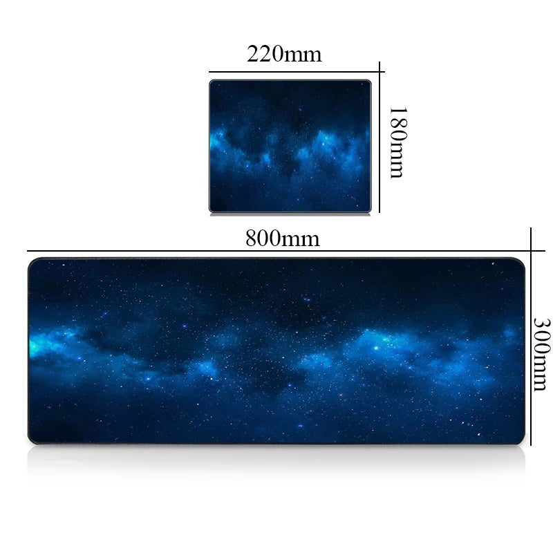 Mouse Carpet Mause Pad Gamer Galaxy Keyboard Mat Pads Gaming Desk Protector Laptops Large Mousepad Cartoon Xxl Deskmat Mats Cute