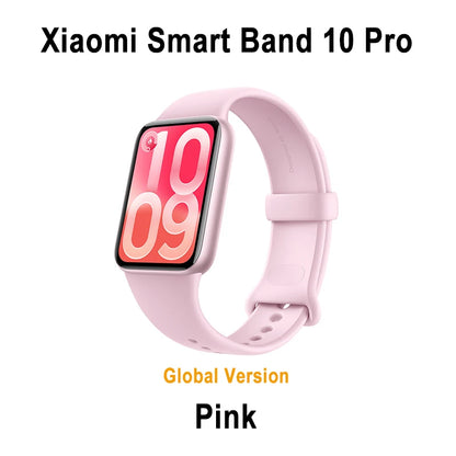 Xiaomi Smart Band 10 Pro Smartband 1.74" Display GPS Blood Oxygen Sport Smart Watch Bracelets Mi Band