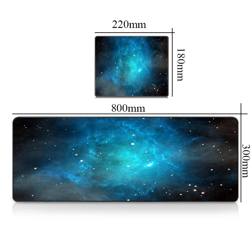 Mouse Carpet Mause Pad Gamer Galaxy Keyboard Mat Pads Gaming Desk Protector Laptops Large Mousepad Cartoon Xxl Deskmat Mats Cute