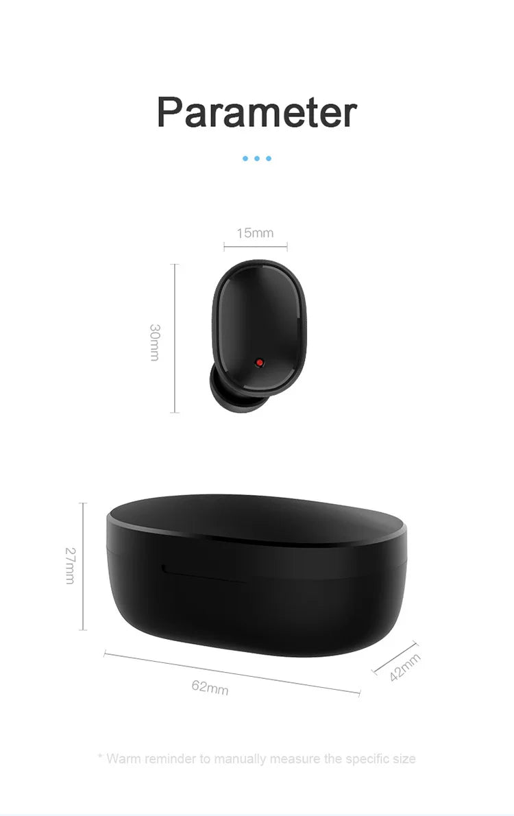 Premium TWS Wireless Bluetooth Earbuds with Charging Case