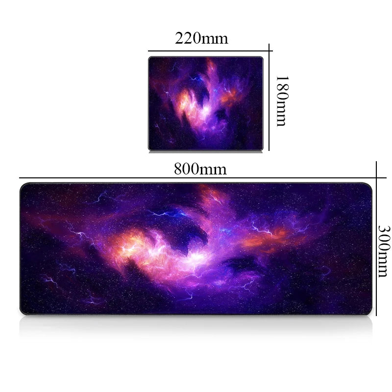 Mouse Carpet Mause Pad Gamer Galaxy Keyboard Mat Pads Gaming Desk Protector Laptops Large Mousepad Cartoon Xxl Deskmat Mats Cute
