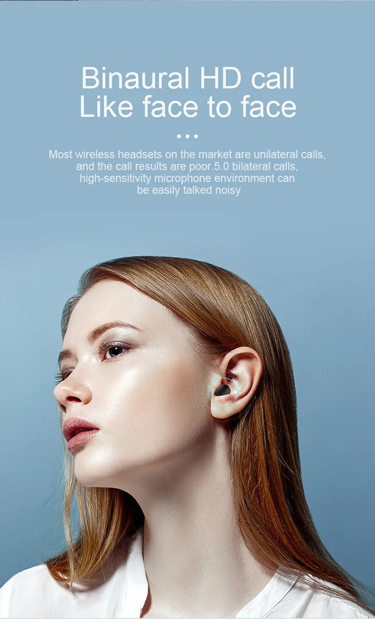 Premium TWS Wireless Bluetooth Earbuds with Charging Case
