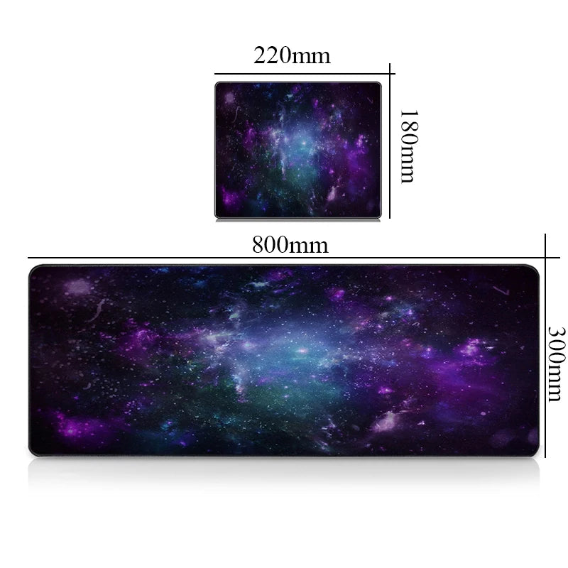 Mouse Carpet Mause Pad Gamer Galaxy Keyboard Mat Pads Gaming Desk Protector Laptops Large Mousepad Cartoon Xxl Deskmat Mats Cute