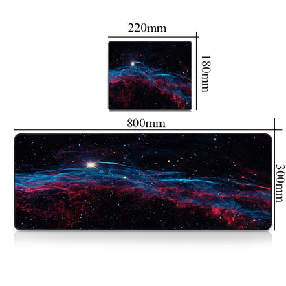 Mouse Carpet Mause Pad Gamer Galaxy Keyboard Mat Pads Gaming Desk Protector Laptops Large Mousepad Cartoon Xxl Deskmat Mats Cute