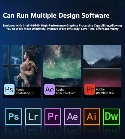 15.6" Intel Core i9 10980HK Windows 11 Pro Laptop Computer 32GB RAM 512GB 1TB 2TB SSD Portable Notebook PC Office Study Laptops