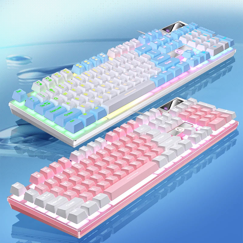 YINDIAO Professional Wired Gaming Keyboard - Universal PC/Office Layout