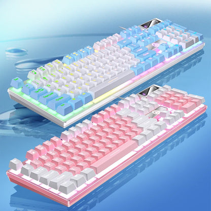 YINDIAO Professional Wired Gaming Keyboard - Universal PC/Office Layout