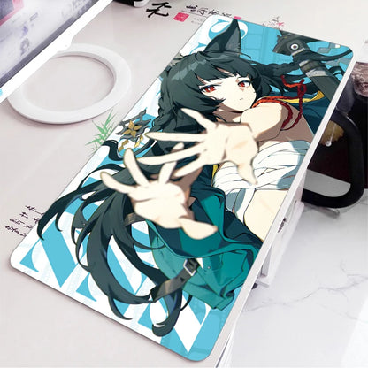 ZZZ Gaming Hoshimi Miyabi Ye Shunguang Mouse Pad Evelyn Ellen Zenless Zone Zero Keyboard Desk Mats XXL Anime Girls Mousepad