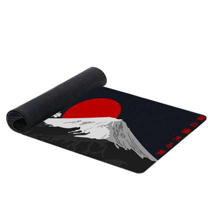 Mount Fuji Large Mouse Pad Office Keyboard Mat 90X40CM Locking Edge Gaming Mousepad Cherry Blossom Deskmat Japanese Mause Mat