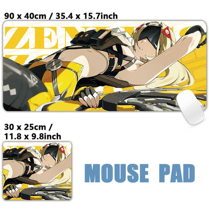 ZZZ Gaming Hoshimi Miyabi Ye Shunguang Mouse Pad Evelyn Ellen Zenless Zone Zero Keyboard Desk Mats XXL Anime Girls Mousepad