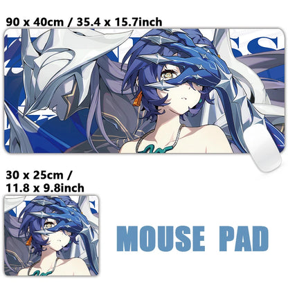 ZZZ Gaming Hoshimi Miyabi Ye Shunguang Mouse Pad Evelyn Ellen Zenless Zone Zero Keyboard Desk Mats XXL Anime Girls Mousepad