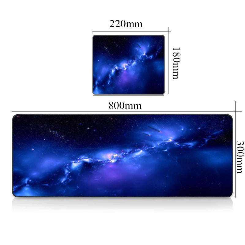 Mouse Carpet Mause Pad Gamer Galaxy Keyboard Mat Pads Gaming Desk Protector Laptops Large Mousepad Cartoon Xxl Deskmat Mats Cute