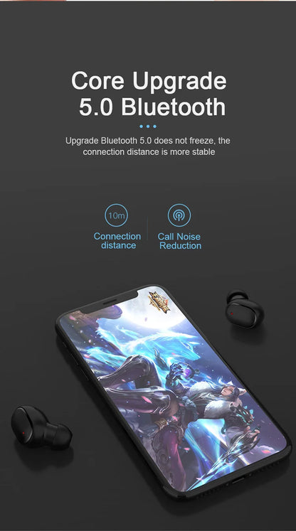 Premium TWS Wireless Bluetooth Earbuds with Charging Case