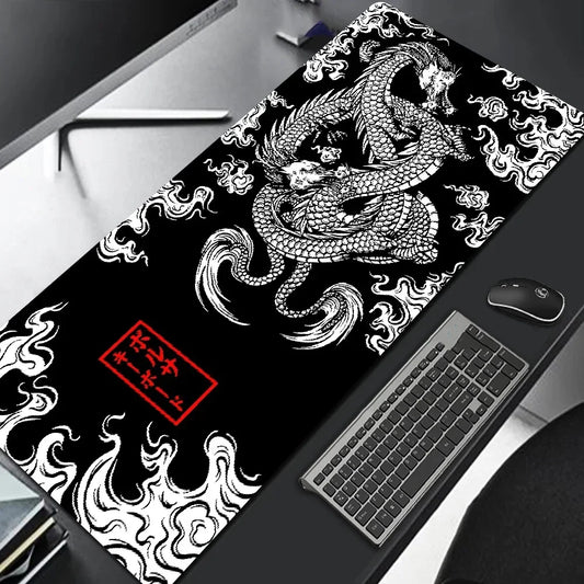 Japanese Dragon Gaming Mousepad Speed Desk Mat Anime Theme Keyboard Gamer Mouse Pad for Esports