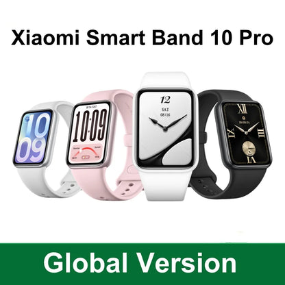 Xiaomi Smart Band 10 Pro Smartband 1.74" Display GPS Blood Oxygen Sport Smart Watch Bracelets Mi Band