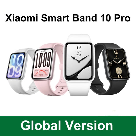Xiaomi Smart Band 10 Pro Smartband 1.74" Display GPS Blood Oxygen Sport Smart Watch Bracelets Mi Band