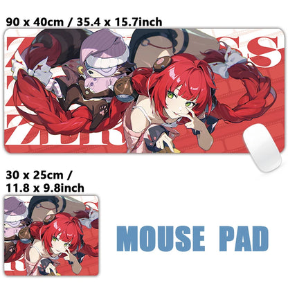 ZZZ Gaming Hoshimi Miyabi Ye Shunguang Mouse Pad Evelyn Ellen Zenless Zone Zero Keyboard Desk Mats XXL Anime Girls Mousepad