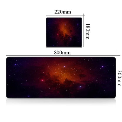 Mouse Carpet Mause Pad Gamer Galaxy Keyboard Mat Pads Gaming Desk Protector Laptops Large Mousepad Cartoon Xxl Deskmat Mats Cute