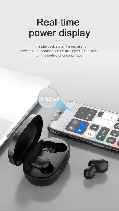 Premium TWS Wireless Bluetooth Earbuds with Charging Case