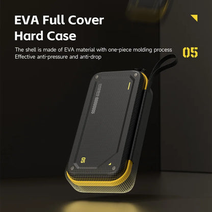 Hagibis Electronic Organizer Traveling Case Bag EVA Hardshell PU Portable Carrying Pouch for Mouse Charger Cables Accessories