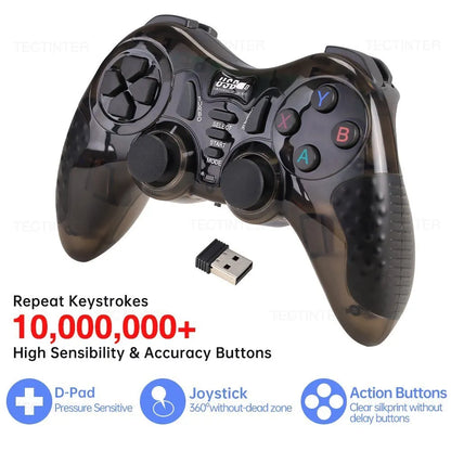 2.4GHz Wireless Game Controller For PS3 Accessories Controle PC Joystick For Super Console X Pro /TV Box/Android Phone Gamepad