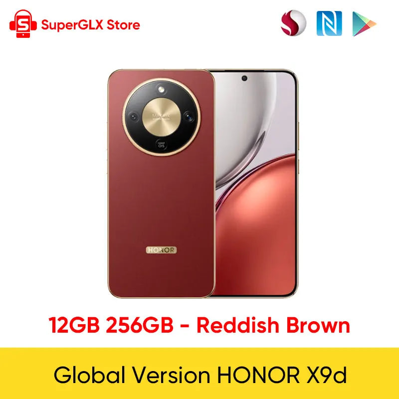 HONOR X9d Global Version 5G Smartphone 6.79" AMOLED Display 8300mAh Battery Supports 66W 108MP Camera Android 15 Dual SIM NFC