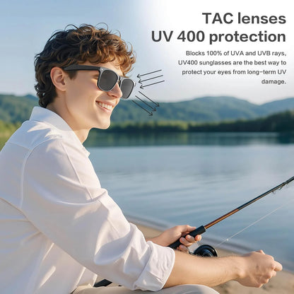 Smart AI Translation Glasses - Worldwide Explorer Edition (800W Camera, Waterproof)