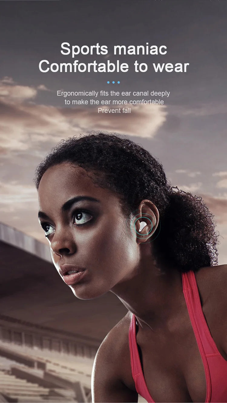 Premium TWS Wireless Bluetooth Earbuds with Charging Case