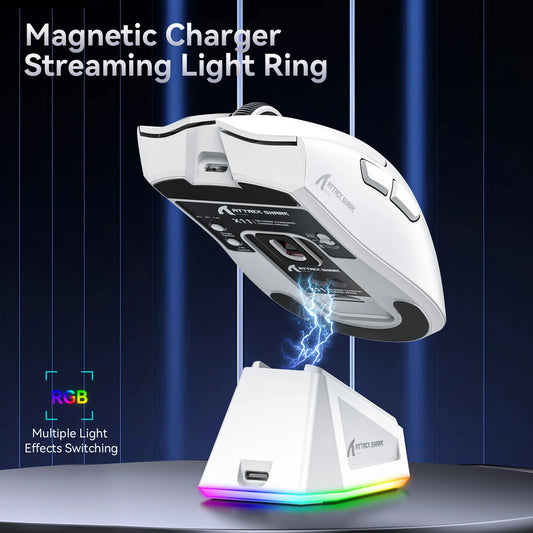 ATTACK SHARK X11 PAW3311 optical sensor,maximum resolution of 22K DPI acceleration up to 40G,edge in competitive gaming