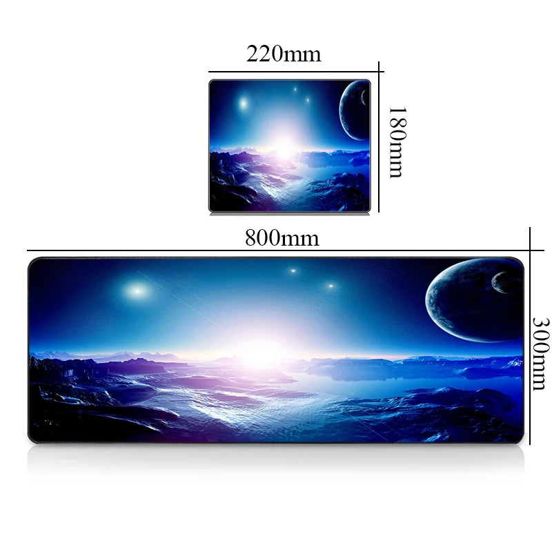 Mouse Carpet Mause Pad Gamer Galaxy Keyboard Mat Pads Gaming Desk Protector Laptops Large Mousepad Cartoon Xxl Deskmat Mats Cute